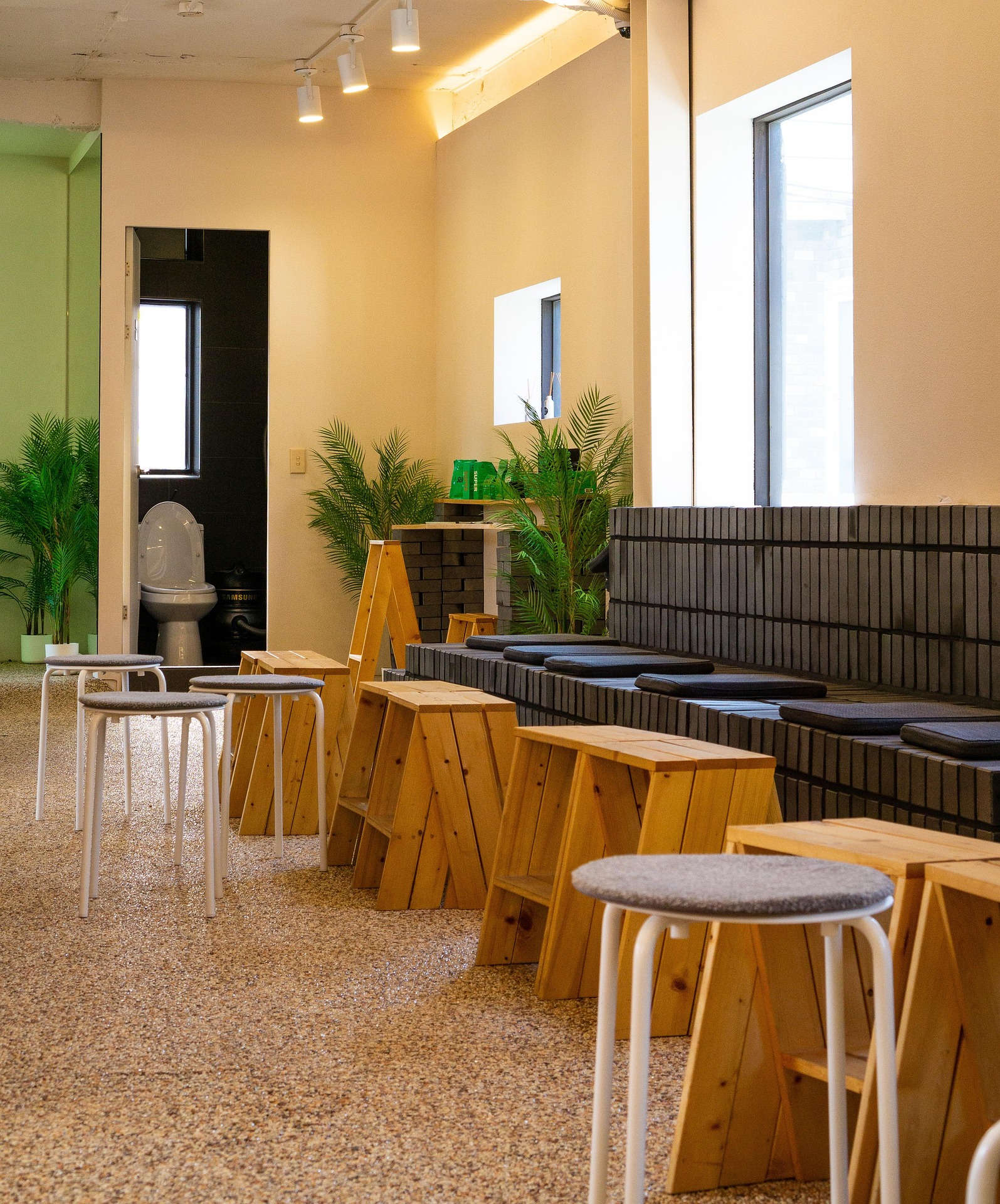 Luxury restaurant interior